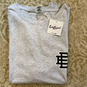 Eric Emanuel Light Gray Tee Yankee with Black Logo